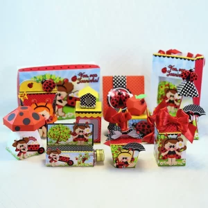 Festa Tema Joaninha Studio e Pdf