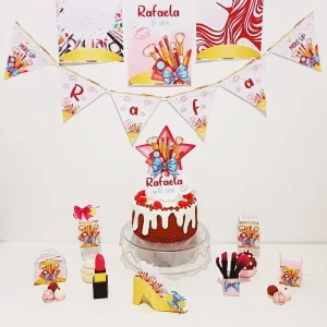 Festa Tema Maquiagem Studio e Pdf
