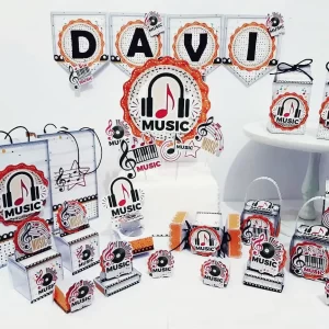 Festa Tema Musica Studio e Pdf