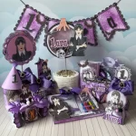 Festa Tema Wandinha Studio, Png e Pdf