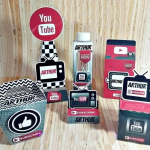 Festa Tema Youtube Simples Studio