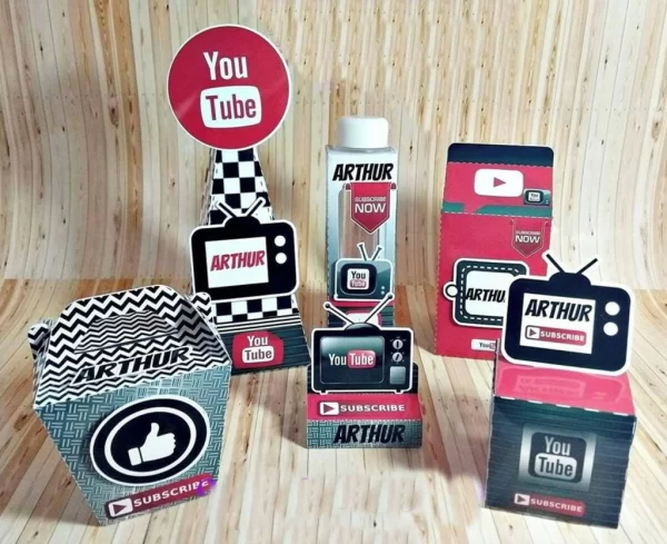 Festa Tema Youtube Simples Studio