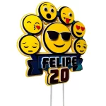 Festa Topo De Bolo Emoji Studio