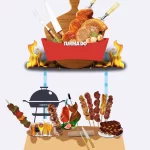 Festa Topo de Bolo Churrasco Studio