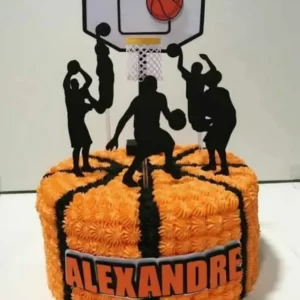 Festa Topper de Bolo Basquete Studio