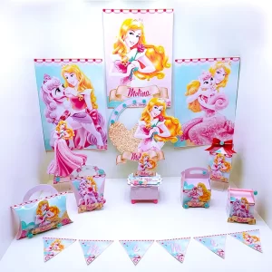 Festa da Princesa Aurora Studio, Png e Pdf