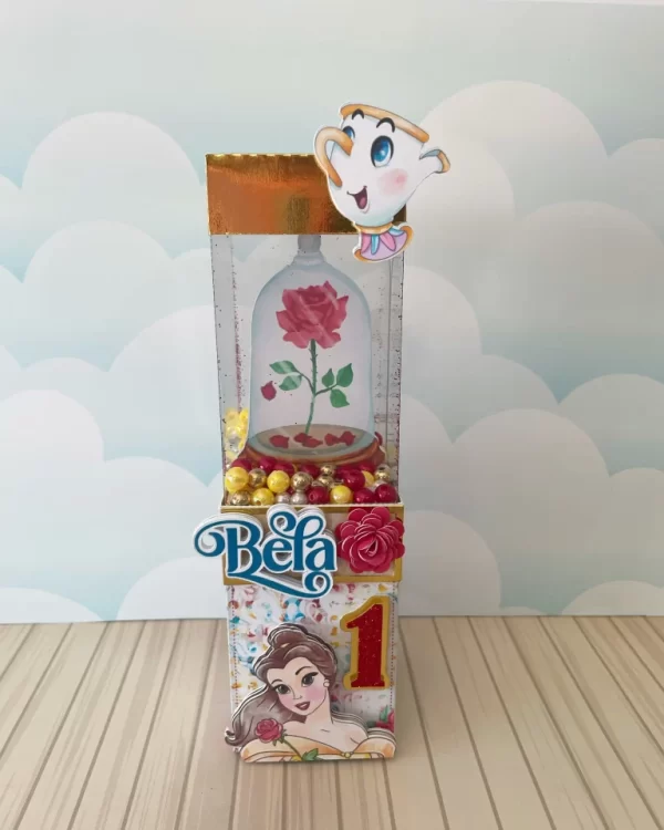 Painel Bela e a Fera Studio, Png e Pdf