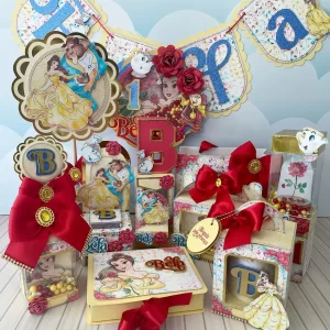 Painel Bela e a Fera Studio, Png e Pdf