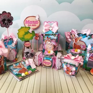 Painel Bosque Encantado Studio, Png e Pdf