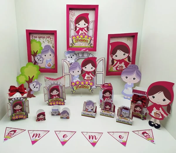 Painel Chapeuzinho Vermelho