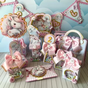 Painel Unicórnio Studio, Png e Pdf