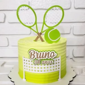 Tema Bolo Decorado Tenista Studio