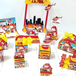 Tema Bombeiro Festa Infantil Studio