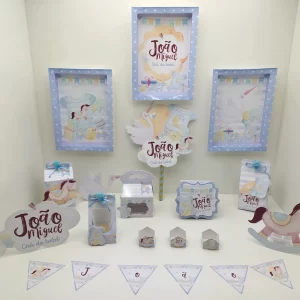 Tema Cha de Bebe Menino Studio, Png e Pdf