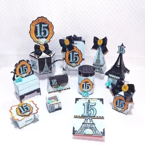 Tema Paris 15 Anos Studio e Pdf