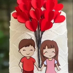 Tema Topo de Bolo Casal Studio para festa de aniversário e decoração temática