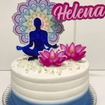 Tema Topo de Bolo Meditação Studio