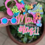 Tema Topo de Bolo Neon Studio