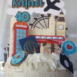 Tema Topo de Bolo Viagem Studio