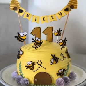 Tema Topper de Bolo Abelha Studio