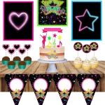 Tema de Aniversário Feminino Neon Studio