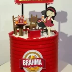 Topo de Bolo Boteco Brahma Studio