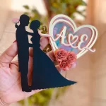 Topo de Bolo Casal Apaixonado Para Imprimir