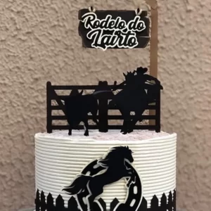 Topo de Bolo Cowboy Para Imprimir Studio para festa de aniversário e decoração faroeste