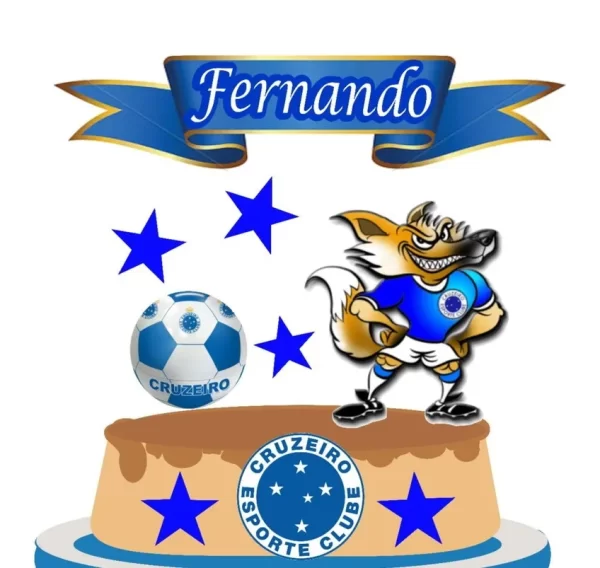 Topo de Bolo Cruzeiro Para Imprimir Studio
