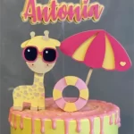 Topo de Bolo Girafinha Para Imprimir Studio