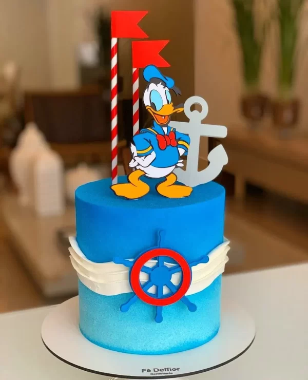 Topo de Bolo Pato Donald Studio