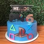 Topo de Bolo Playstation 5 Studio