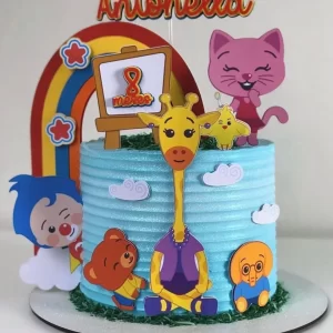 Topo de Bolo Plim Plim Para Imprimir Studio para festa de aniversário e decoração infantil