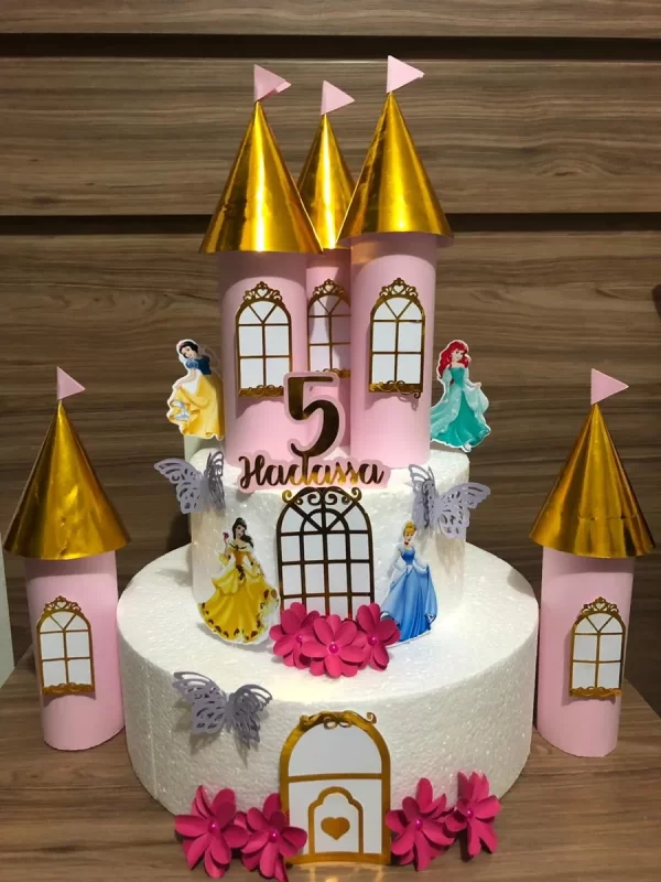 Topo de Bolo Princesas Disney Studio