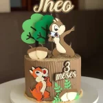 Topo de Bolo Tico e Teco Studio