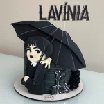 Topo de Bolo Wandinha Para Imprimir