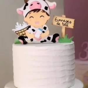 Topo de bolo Eu Amo Tete para imprimir, ideal para festa de aniversário infantil e decoração temática divertida.