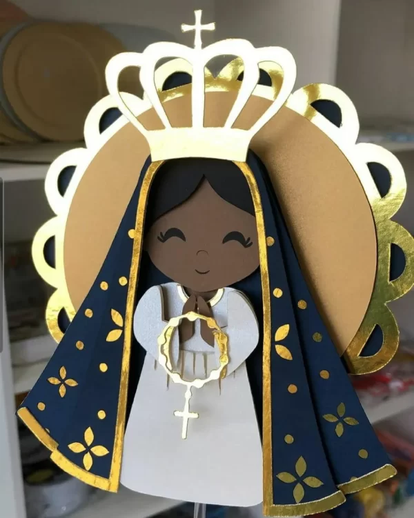 Topper Bolo Nossa Senhora Aparecida