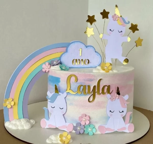 Topper Unicornio Para Imprimir Studio