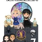 Topper Wandinha Para Imprimir Studio