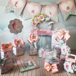 decoração Borboletas Studio, Png e Pdf