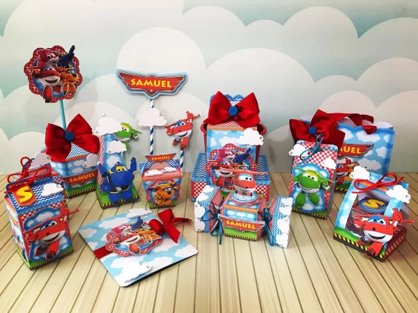 Aniversario Super Wings Studio, Png e Pdf