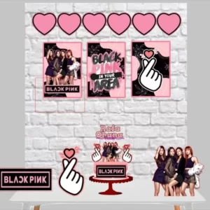 Aniversario Tema Black Pink Studio