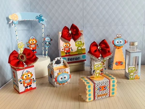 Aniversário Tema Robo Studio e Pdf