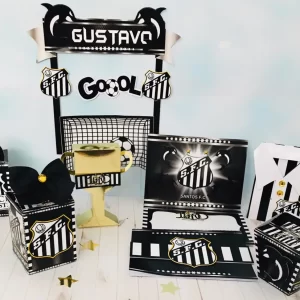 Aniversario Tema Santos Studio e Pdf