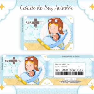 Arquivo Cartão Sus Aviador Png e Pdf