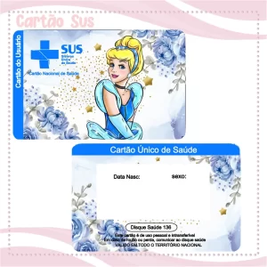 Arquivo Cartão Sus Cinderela Png