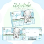 Arquivo Cartão Sus Elefantinho Png e Pdf