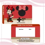 Arquivo Cartão Sus Minnie Vermelha Png