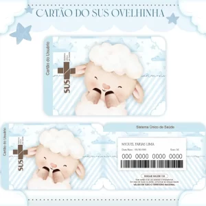 Arquivo Cartão Sus Ovelhinha Png e Pdf